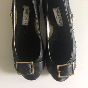 Black Jimmy Choo Ballet Flats